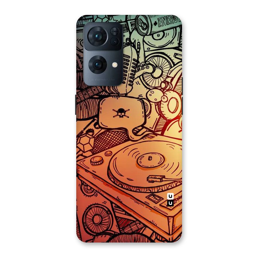 Vinyl Design Back Case for Oppo Reno7 Pro 5G