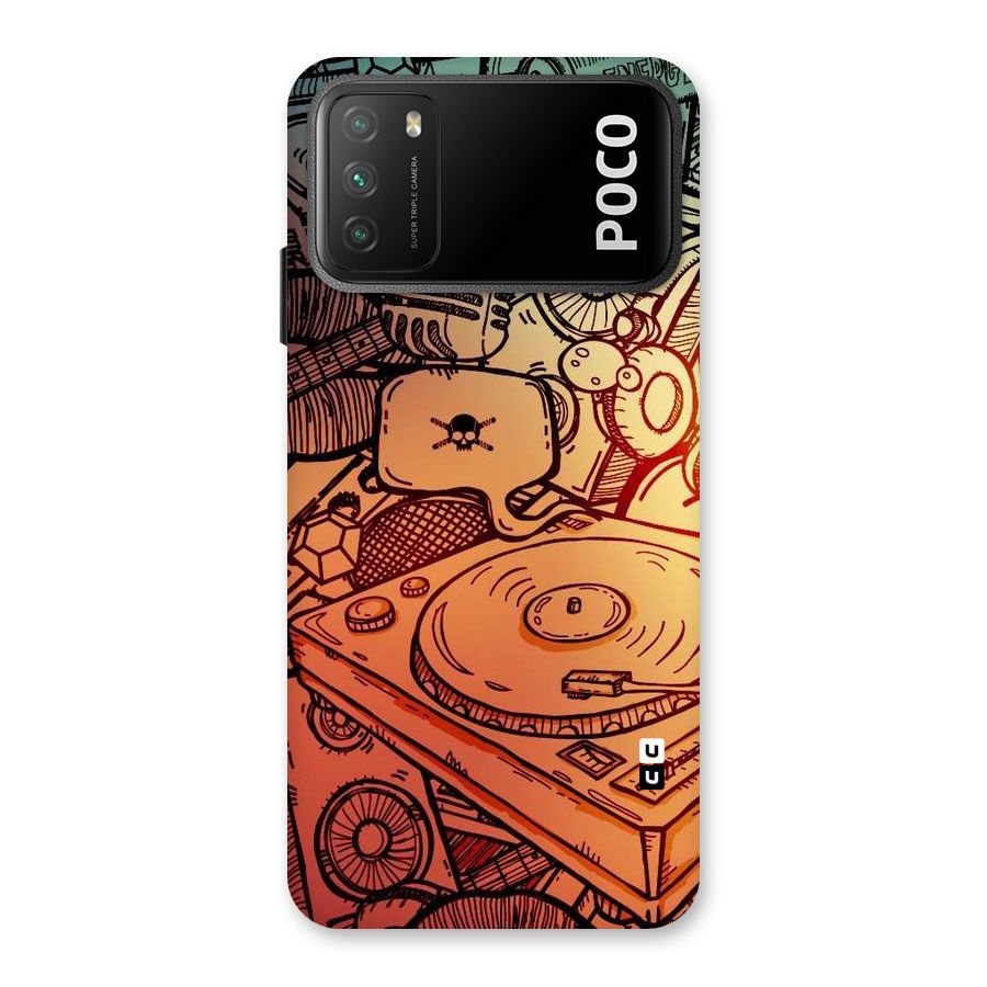 Vinyl Design Back Case for Poco M3