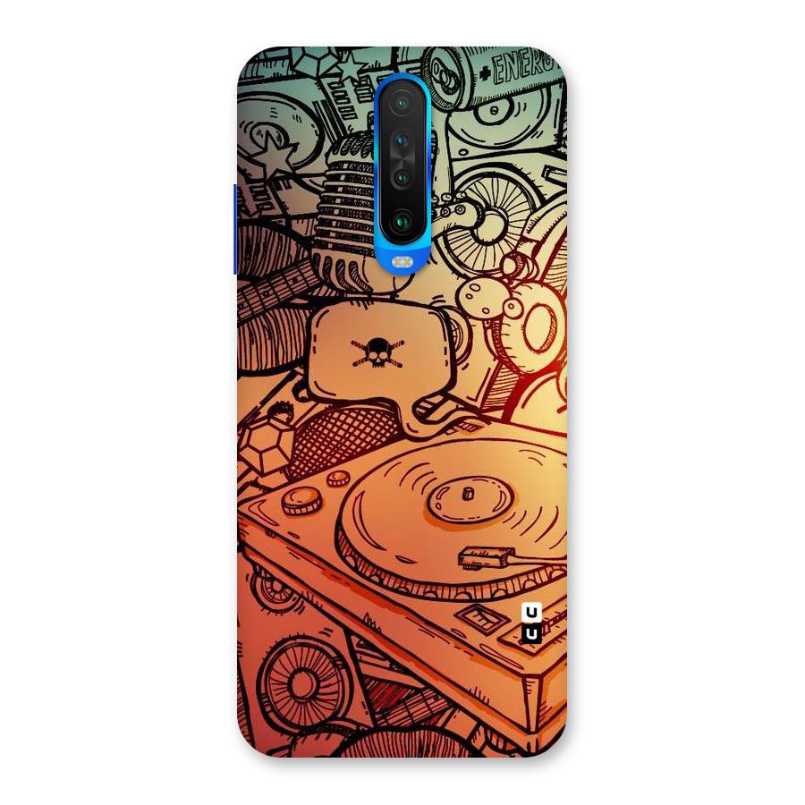 Vinyl Design Back Case for Poco X2
