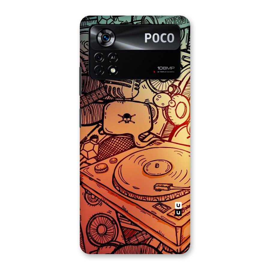Vinyl Design Back Case for Poco X4 Pro 5G