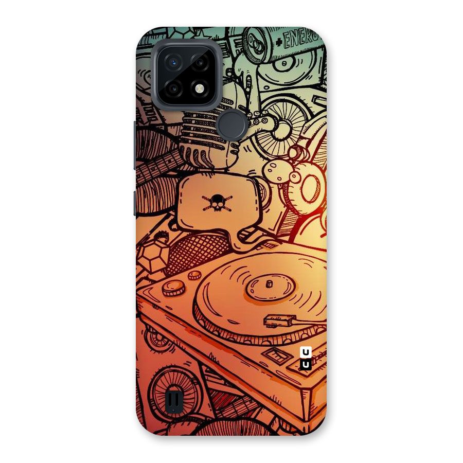 Vinyl Design Back Case for Realme C21