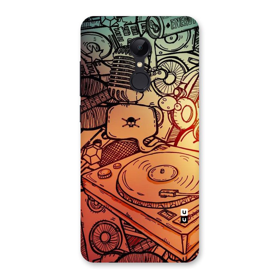 Vinyl Design Back Case for Redmi 5