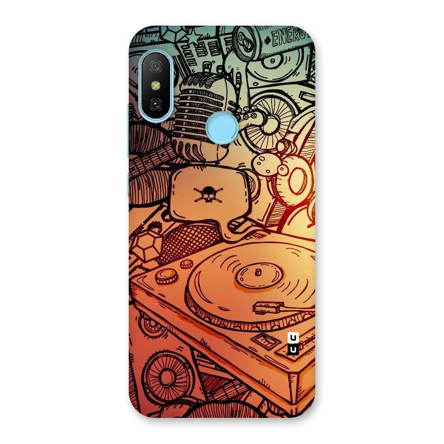 Vinyl Design Back Case for Redmi 6 Pro