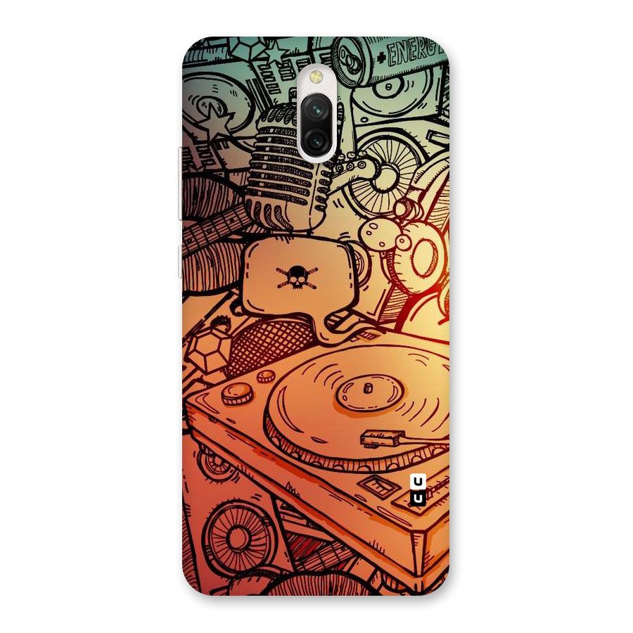 Vinyl Design Back Case for Redmi 8A Dual