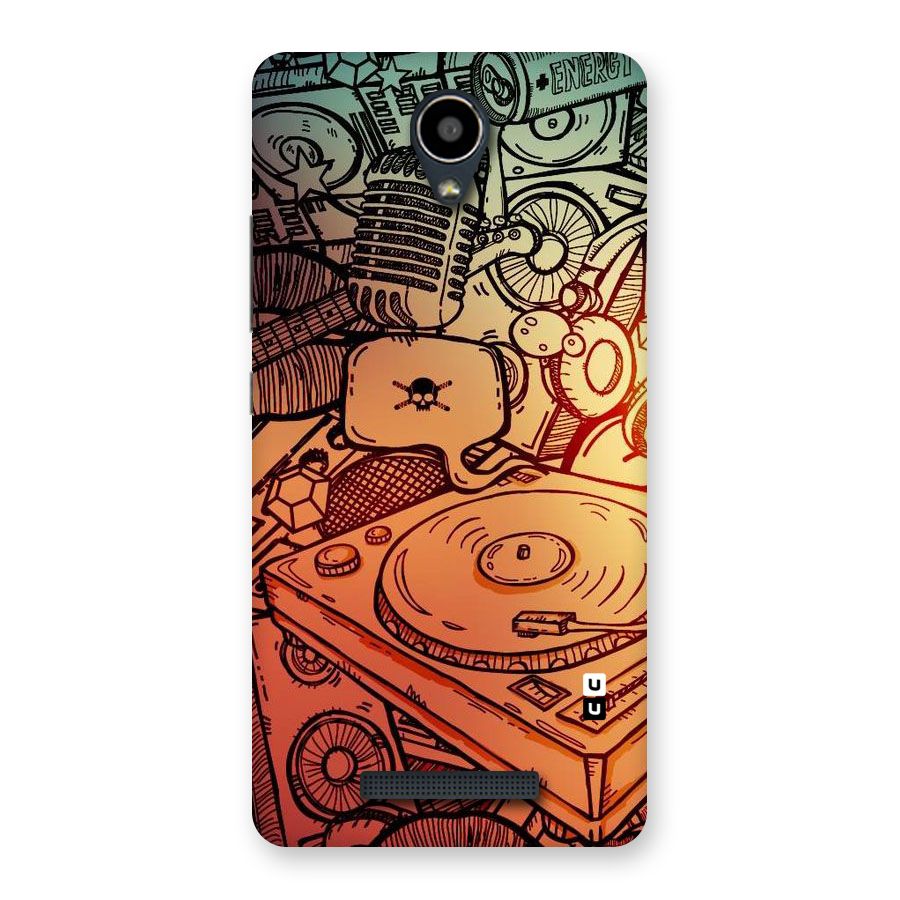 Vinyl Design Back Case for Redmi Note 2