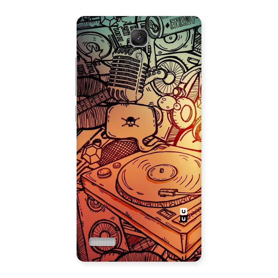 Vinyl Design Back Case for Redmi Note Prime