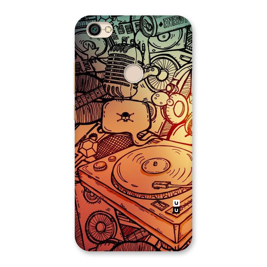 Vinyl Design Back Case for Redmi Y1 2017