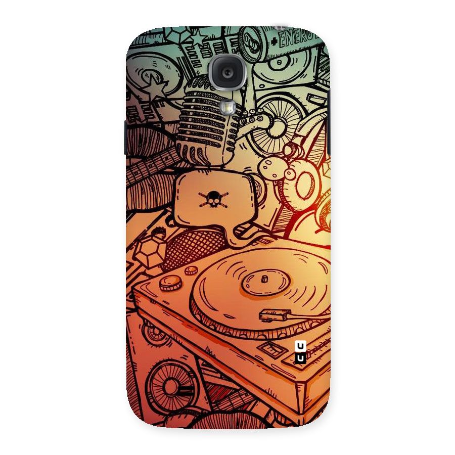 Vinyl Design Back Case for Samsung Galaxy S4