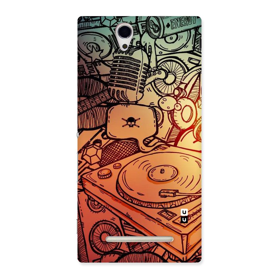 Vinyl Design Back Case for Sony Xperia C3