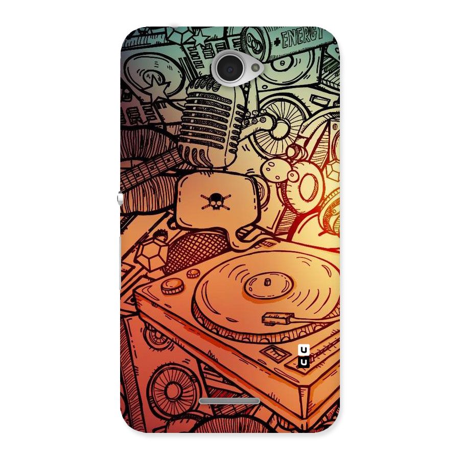 Vinyl Design Back Case for Sony Xperia E4