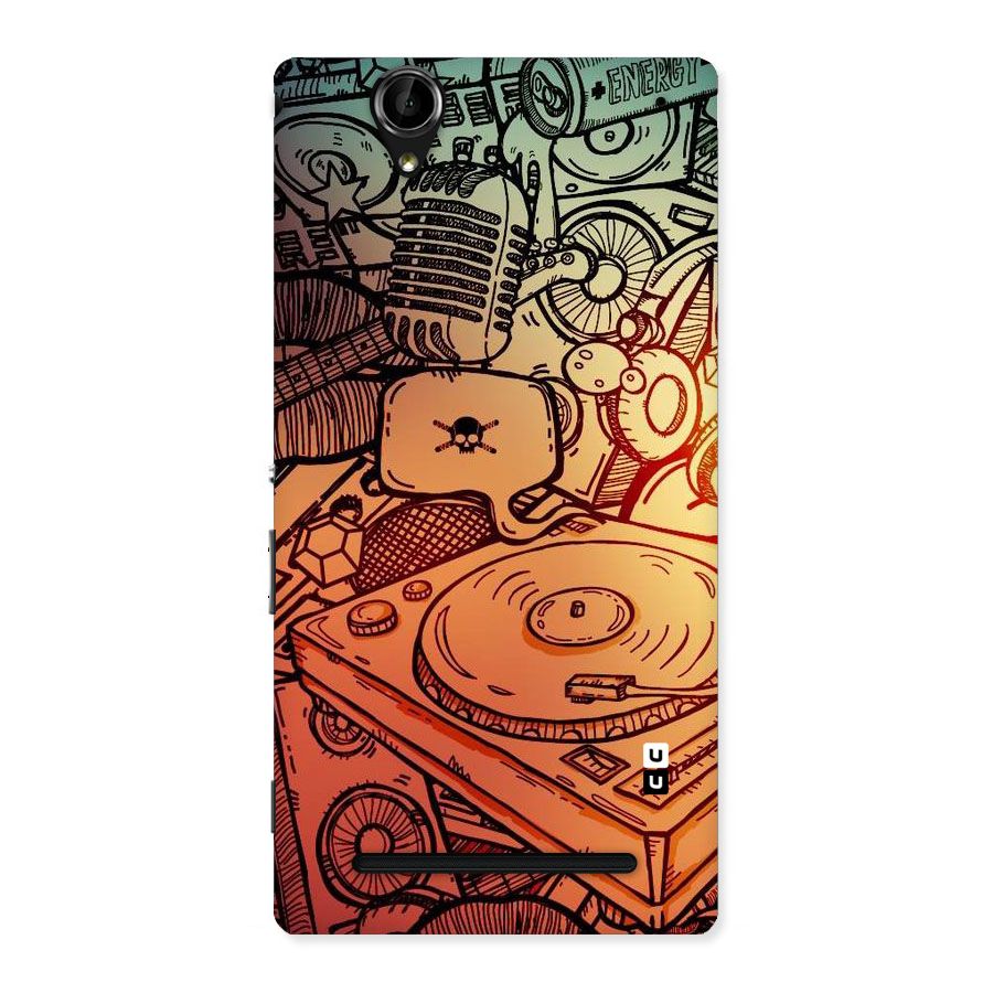 Vinyl Design Back Case for Sony Xperia T2