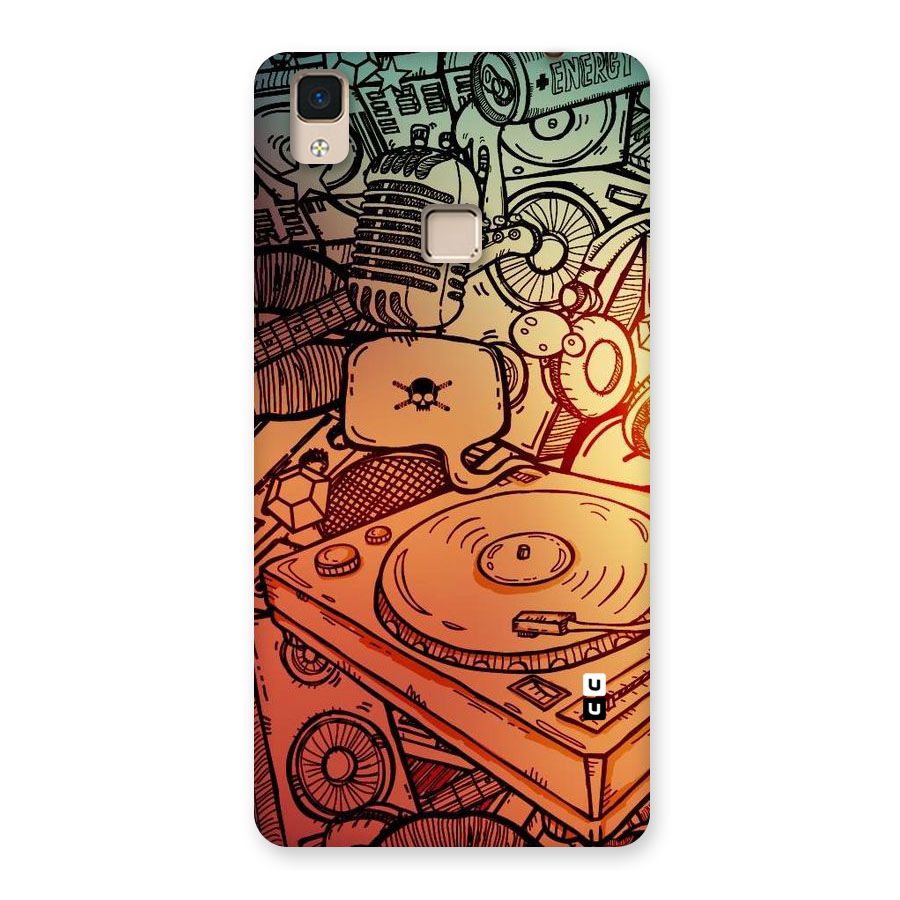 Vinyl Design Back Case for V3 Max