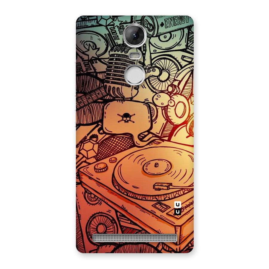 Vinyl Design Back Case for Vibe K5 Note