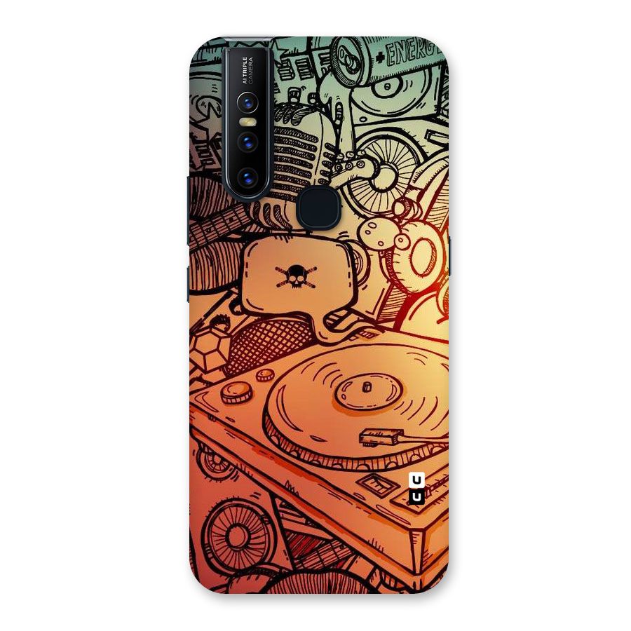 Vinyl Design Back Case for Vivo V15