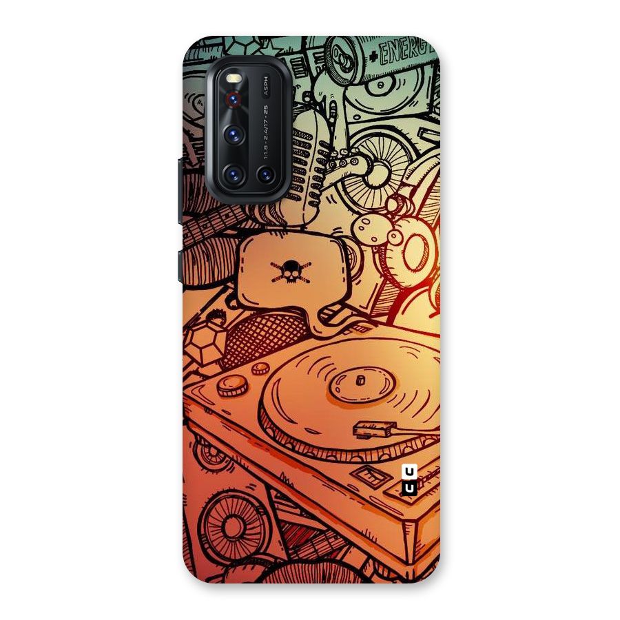 Vinyl Design Back Case for Vivo V19