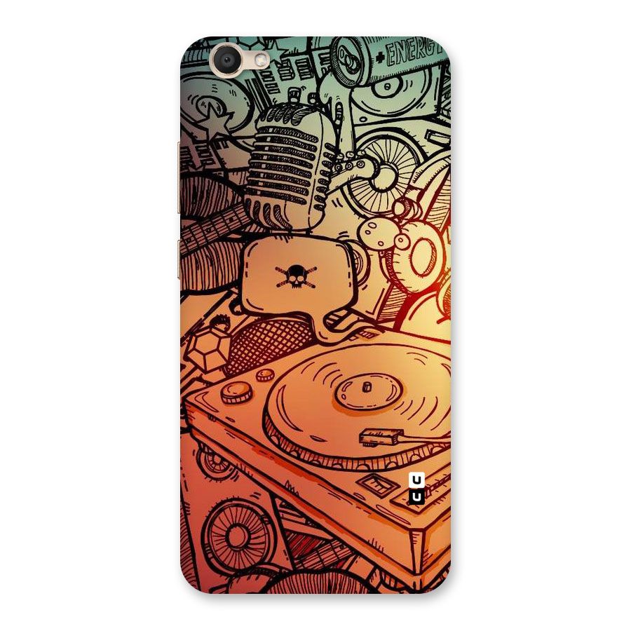 Vinyl Design Back Case for Vivo V5