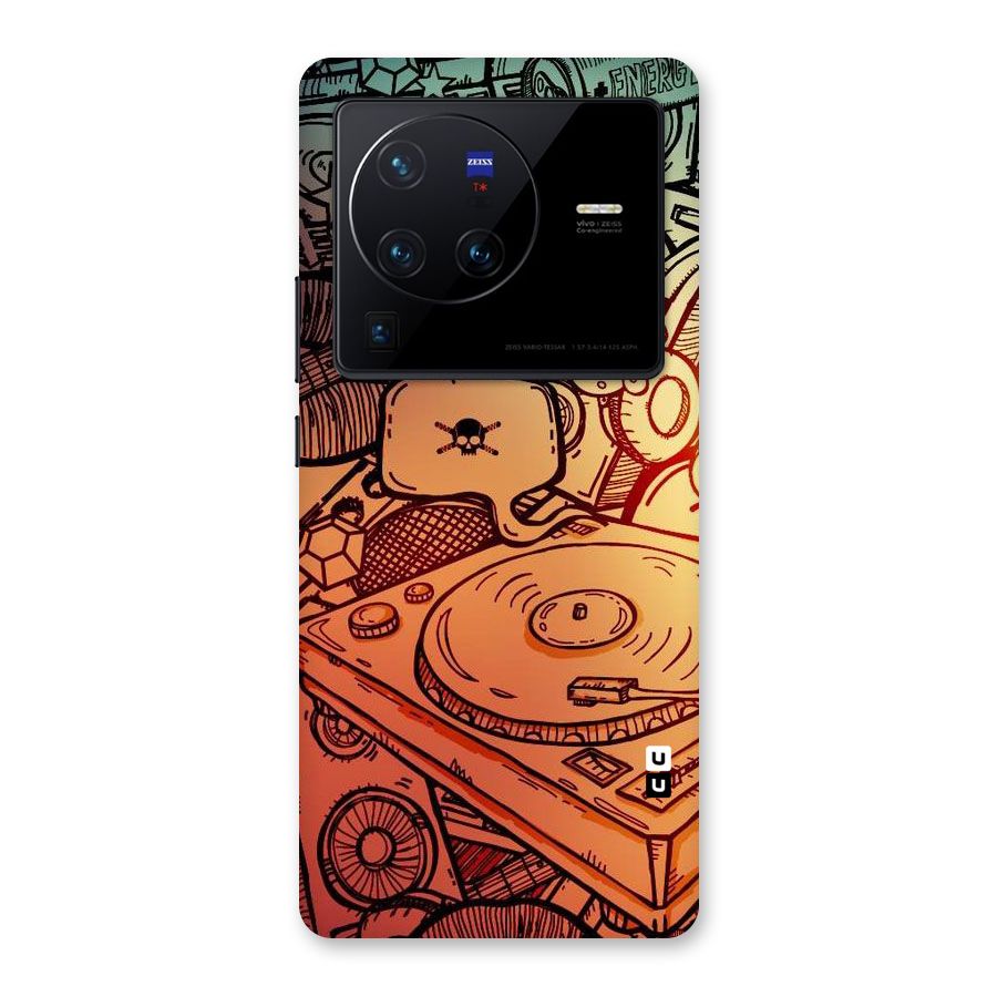 Vinyl Design Back Case for Vivo X80 Pro