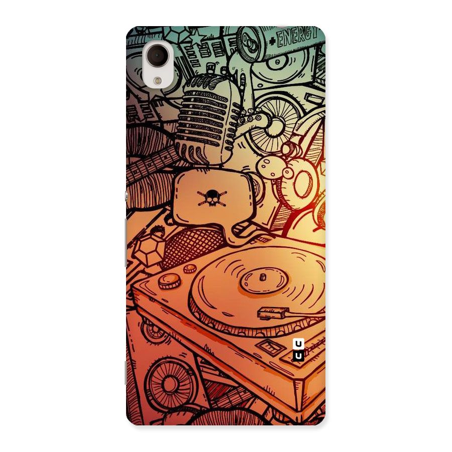 Vinyl Design Back Case for Xperia M4 Aqua