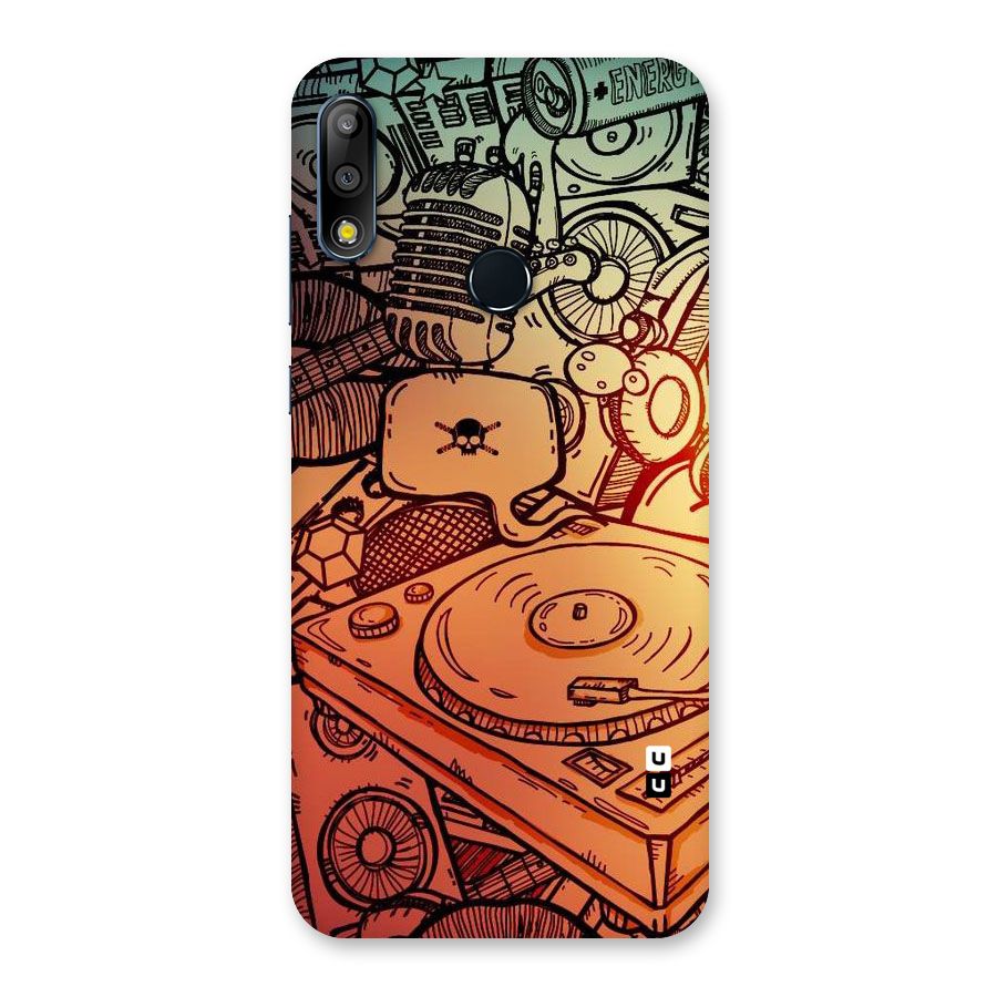 Vinyl Design Back Case for Zenfone Max Pro M2