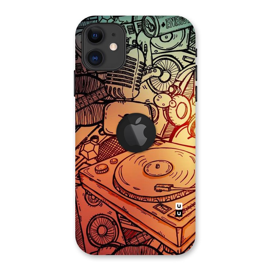 Vinyl Design Back Case for iPhone 11 Logo Cut