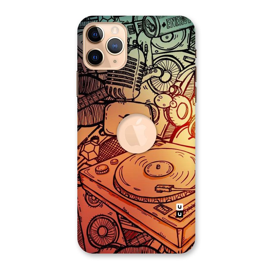 Vinyl Design Back Case for iPhone 11 Pro Max Logo Cut