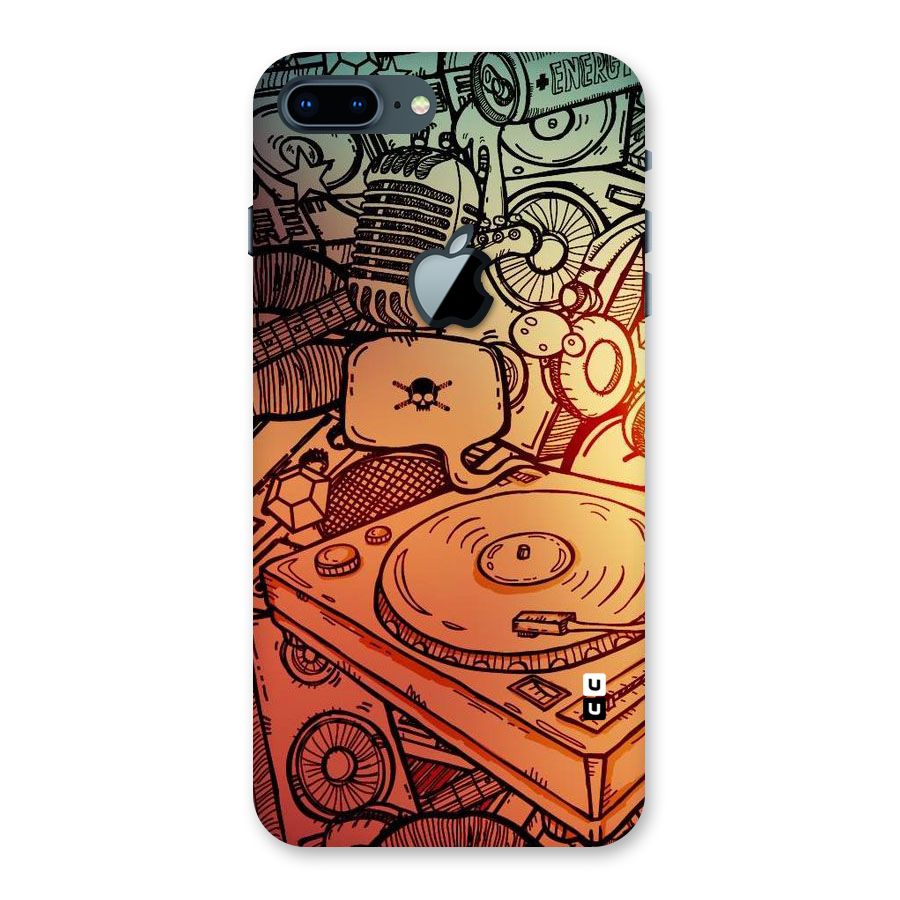 Vinyl Design Back Case for iPhone 7 Plus Apple Cut