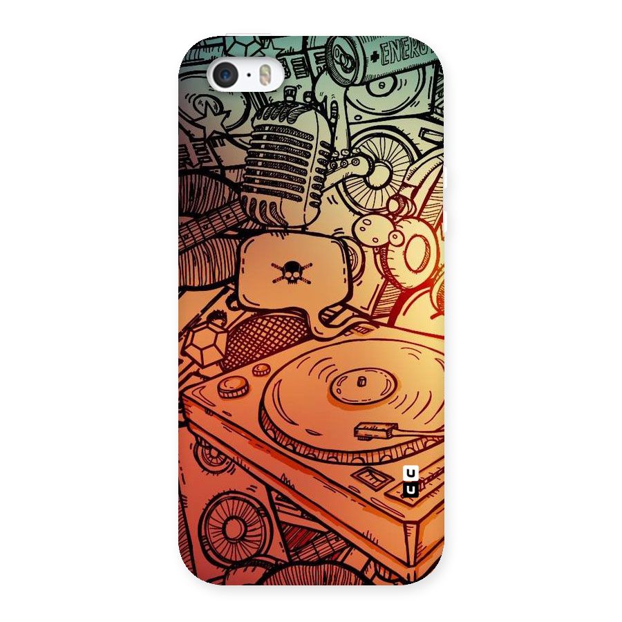 Vinyl Design Back Case for iPhone SE