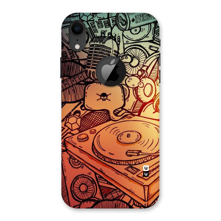Vinyl Design Back Case for iPhone XR Logo Cut