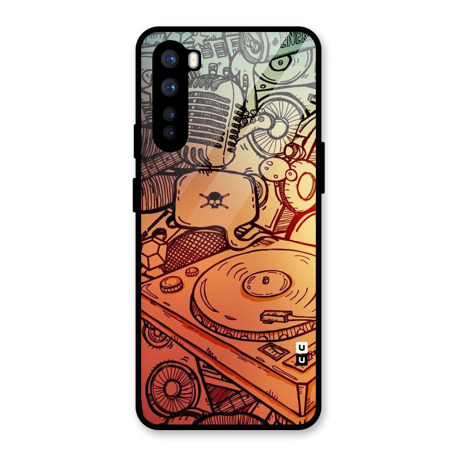 Vinyl Design Glass Back Case for OnePlus Nord