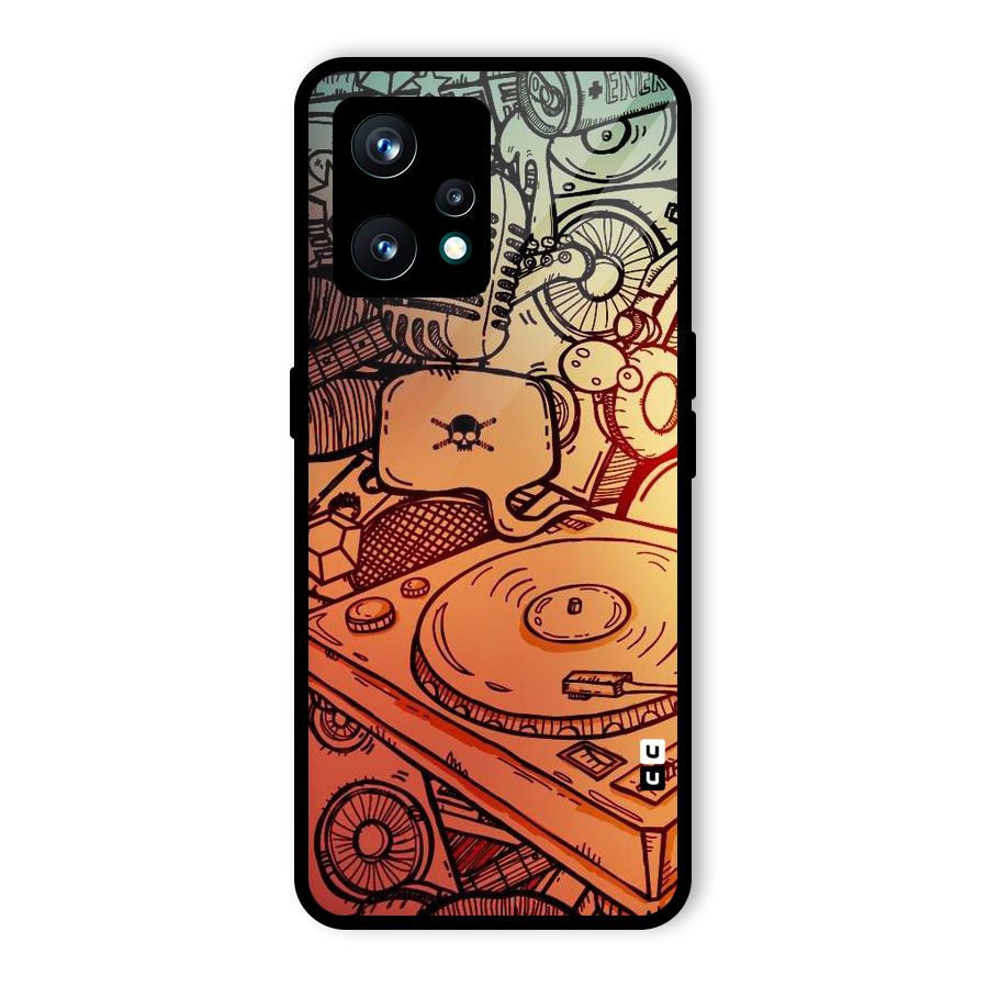 Vinyl Design Glass Back Case for Realme 9 Pro Plus 5G