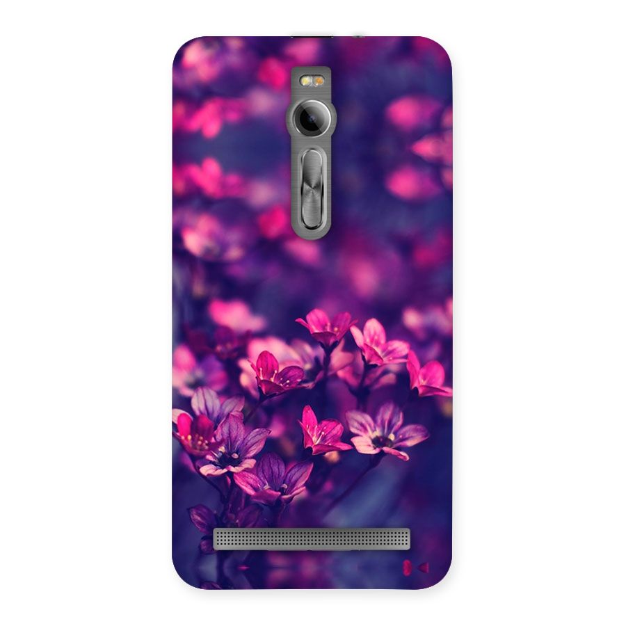 Violet Floral Back Case for Asus Zenfone 2
