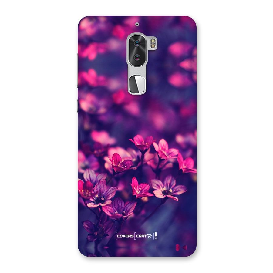 Violet Floral Back Case for Coolpad Cool 1