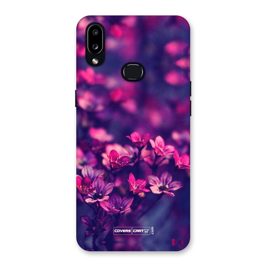 Violet Floral Back Case for Galaxy A10s