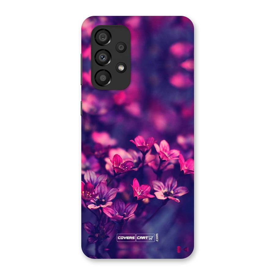 Violet Floral Back Case for Galaxy A33 5G
