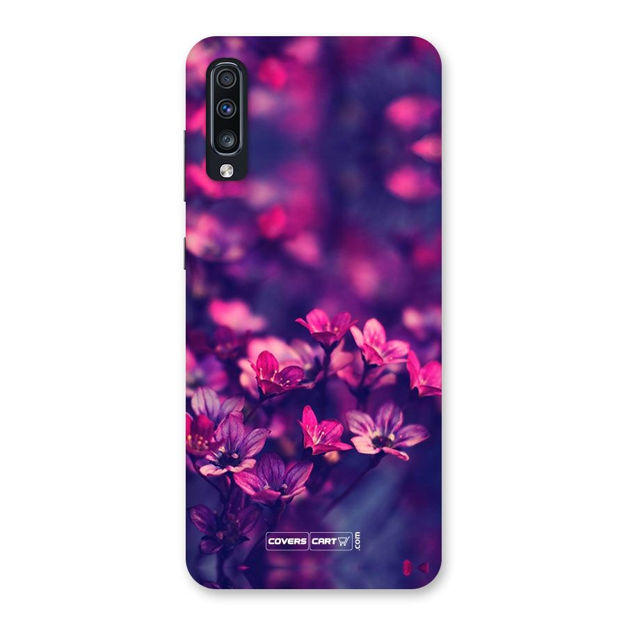 Violet Floral Back Case for Galaxy A70
