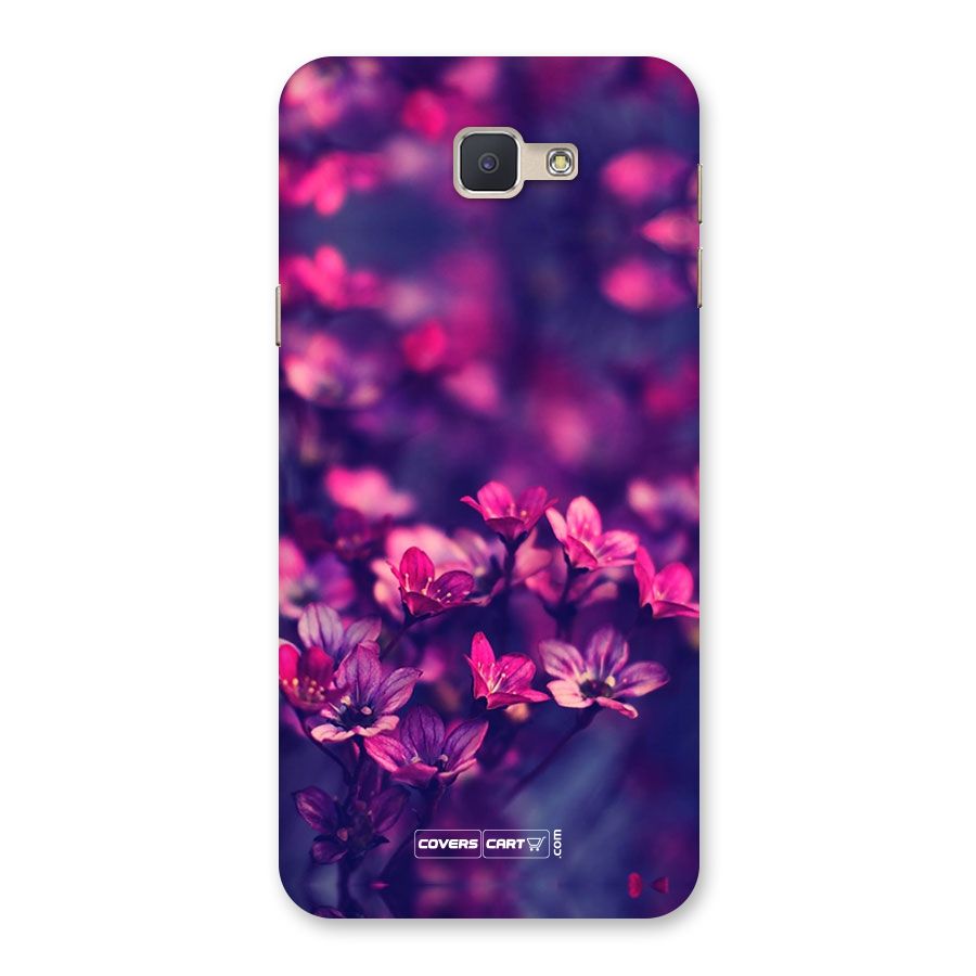 Violet Floral Back Case for Galaxy J5 Prime