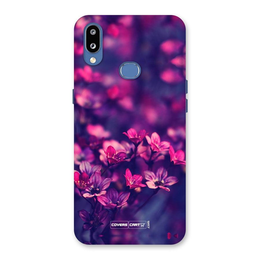 Violet Floral Back Case for Galaxy M01s