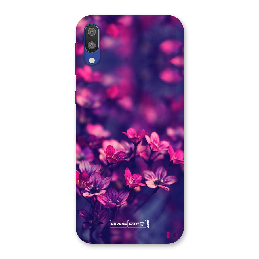 Violet Floral Back Case for Galaxy M10