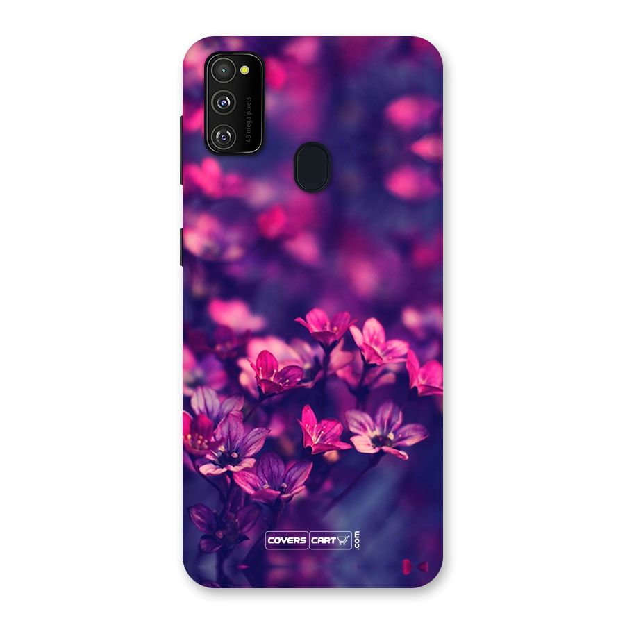 Violet Floral Back Case for Galaxy M30s
