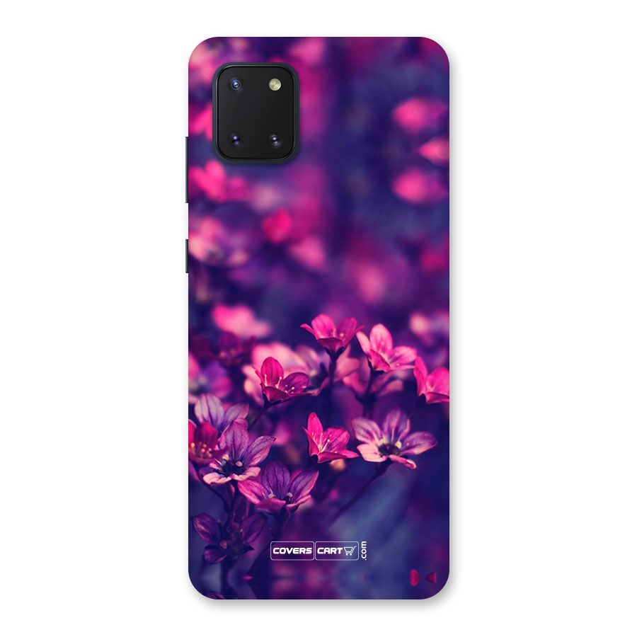 Violet Floral Back Case for Galaxy Note 10 Lite