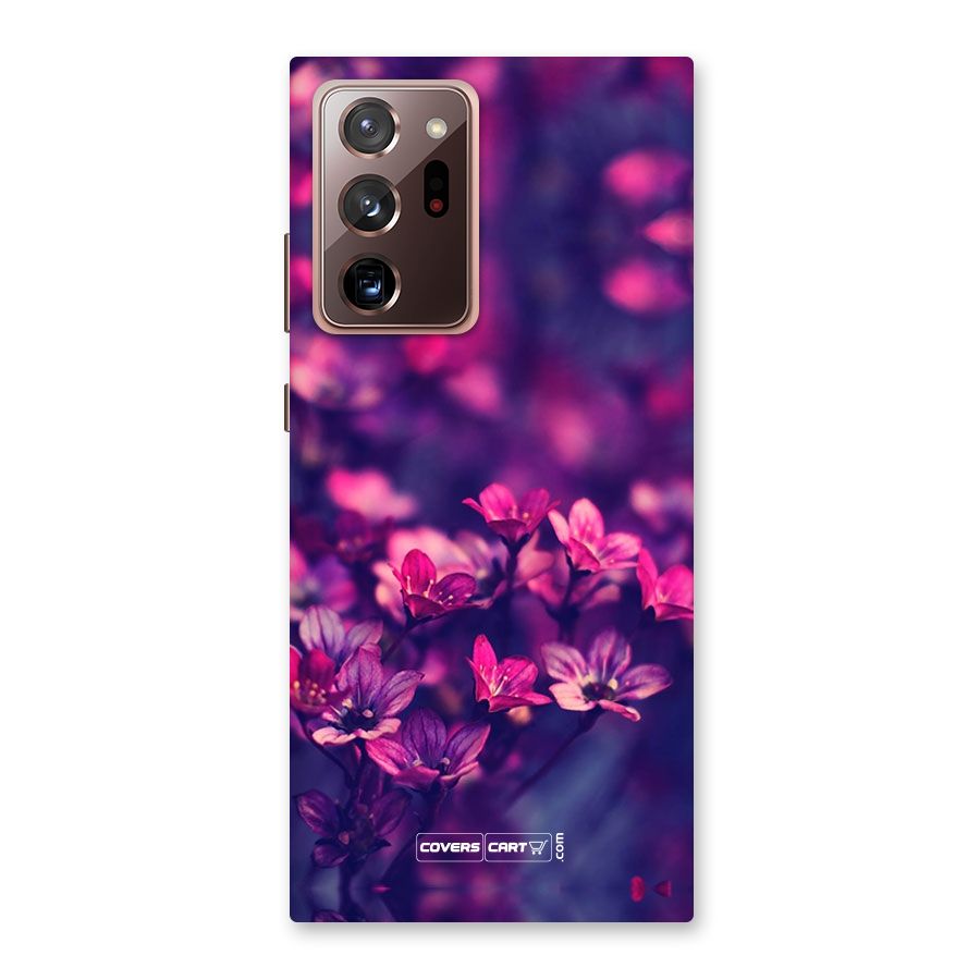 Violet Floral Back Case for Galaxy Note 20 Ultra