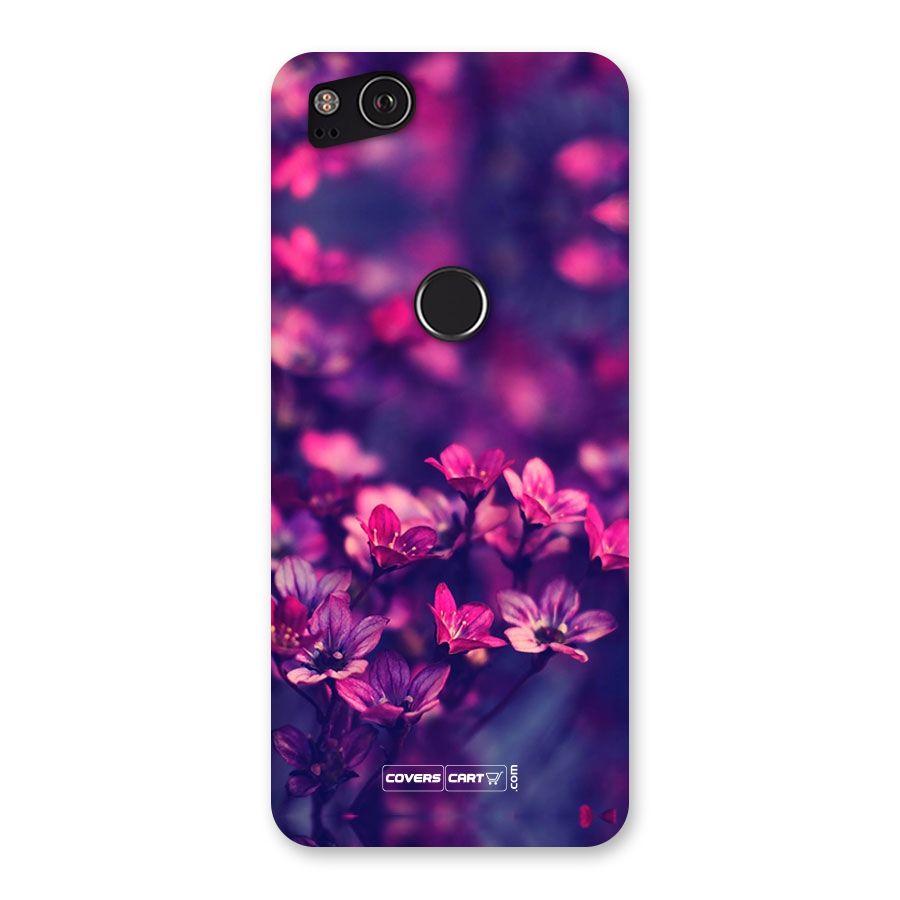 Violet Floral Back Case for Google Pixel 2