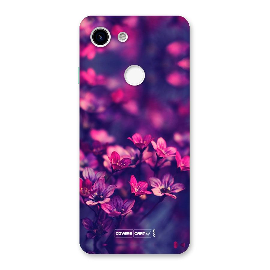 Violet Floral Back Case for Google Pixel 3