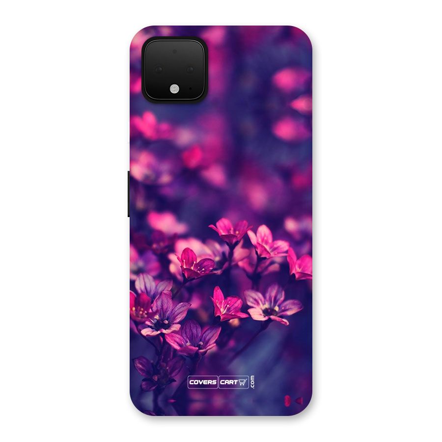 Violet Floral Back Case for Google Pixel 4 XL