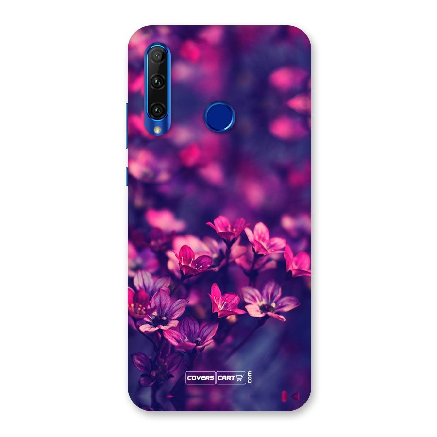 Violet Floral Back Case for Honor 20i
