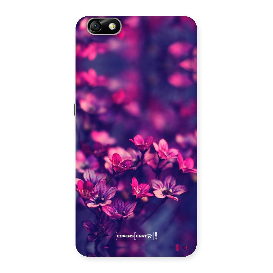 Violet Floral Back Case for Honor 4X