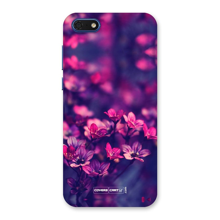 Violet Floral Back Case for Honor 7s