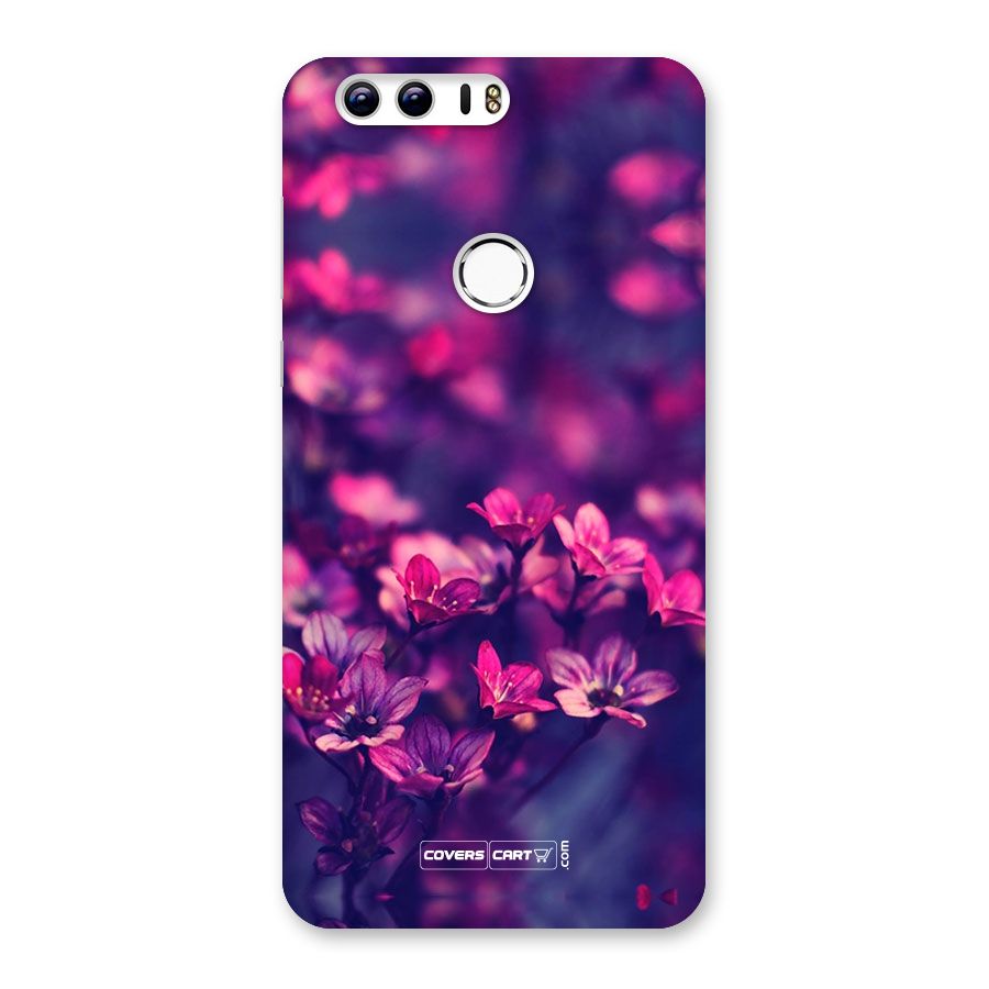 Violet Floral Back Case for Honor 8
