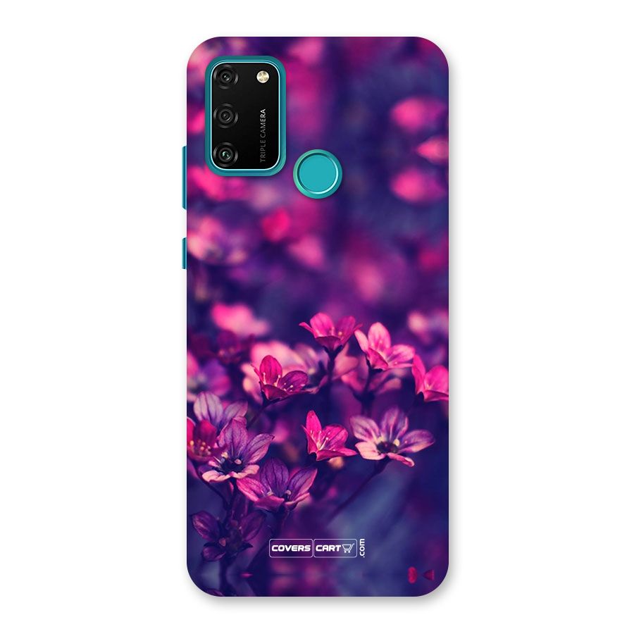 Violet Floral Back Case for Honor 9A