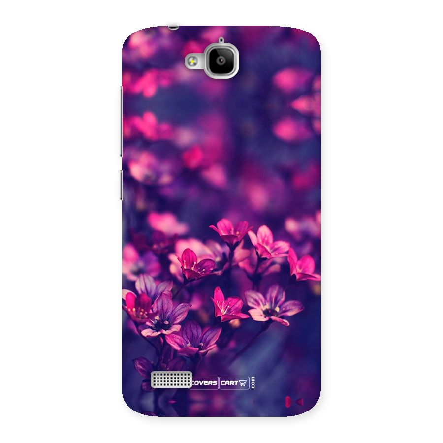 Violet Floral Back Case for Honor Holly